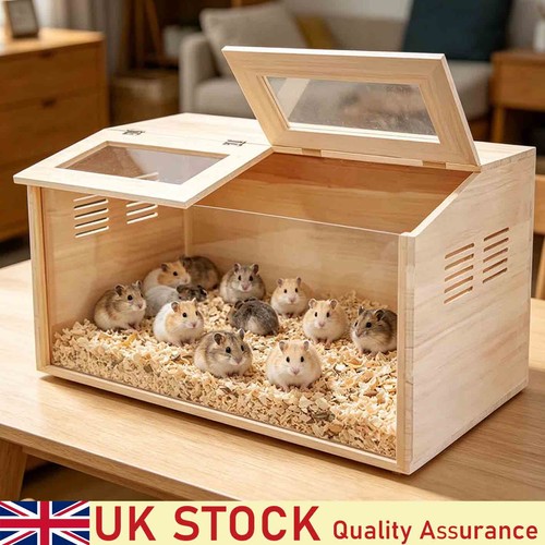 Chewproof hamster cage wooden - hamster,