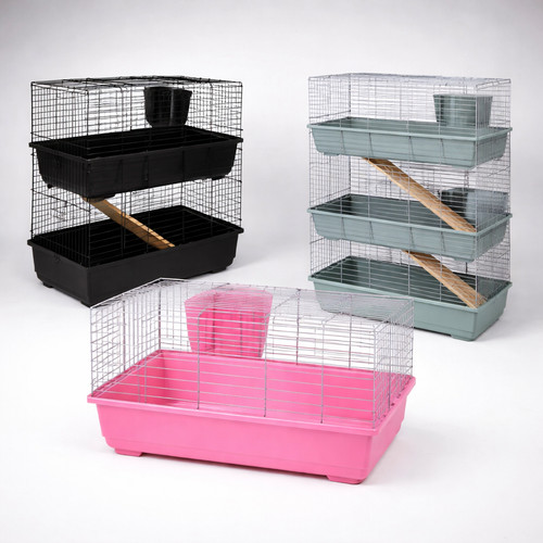 Rabbit guinea pig - guinea, cage