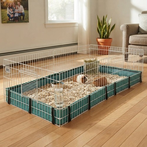 Secure and spacious - and, pig