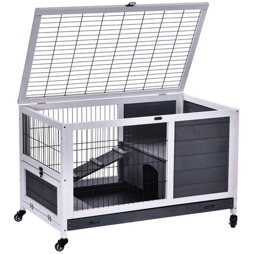 Pawhut rabbit cages guinea - pawhut,