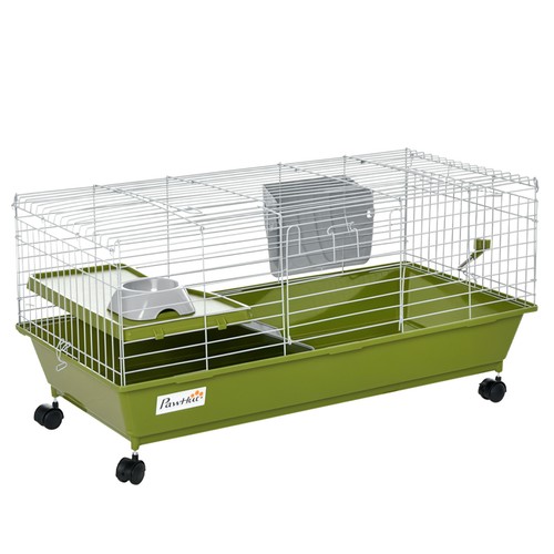Pawhut 89cm small animal cage - 89cm,