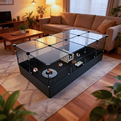 Small animal playpen - playpen, metal