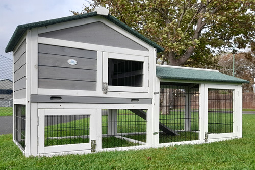 Smokey xxl grey rabbit - smokey, hutch