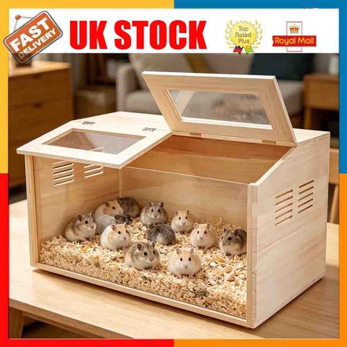 Glass chewproof hamster cage - hamster,