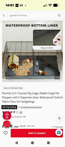 Pawhut guinea pig cage - pawhut,