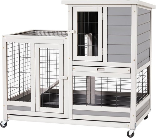 Wooden rabbit hutch cm - hutch,,